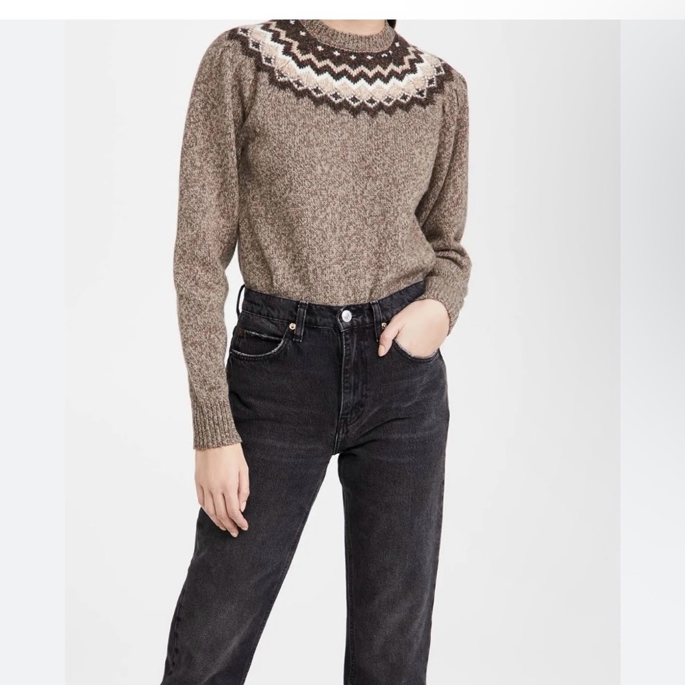 Frame fair isle sweater